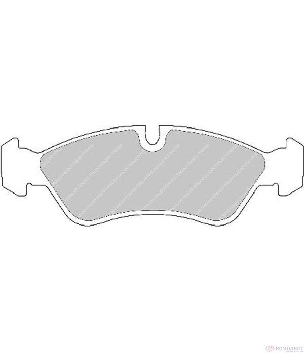 НАКЛАДКИ ПРЕДНИ ДИСКОВИ OPEL KADETT E HATCHBACK (1984-) 2.0 GSI 16V - FERODO