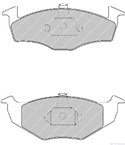 НАКЛАДКИ ПРЕДНИ ДИСКОВИ SKODA FABIA (1999-) 1.4 16V - FERODO