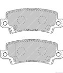 НАКЛАДКИ ЗАДНИ ДИСКОВИ TOYOTA COROLLA (2001-) 1.8 VVTL-i TS - FERODO