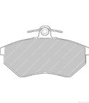 НАКЛАДКИ ПРЕДНИ ДИСКОВИ SEAT INCA (1995-) 1.9 SDI - FERODO