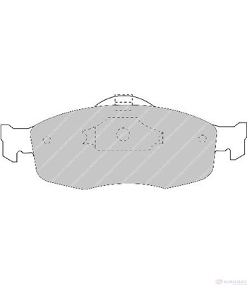 НАКЛАДКИ ПРЕДНИ ДИСКОВИ FORD MONDEO II (1996-) 1.8 i - FERODO