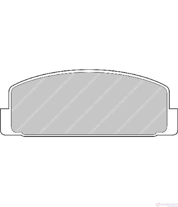 НАКЛАДКИ ЗАДНИ ДИСКОВИ MAZDA 626 V STATION WAGON (1998-) 2.0 H.P. - FERODO