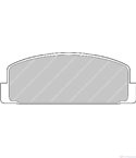 НАКЛАДКИ ЗАДНИ ДИСКОВИ MAZDA PREMACY (1999-) 1.8 - FERODO