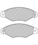 НАКЛАДКИ ПРЕДНИ ДИСКОВИ NISSAN KUBISTAR (2003-) 1.5 dCi 70 - FERODO