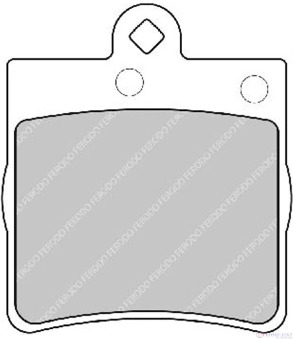 НАКЛАДКИ ЗАДНИ ДИСКОВИ MERCEDES C CLASS COMBI S202 (1996-) C 220 T CDI - FERODO