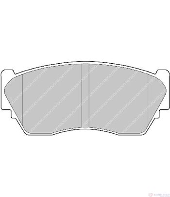 НАКЛАДКИ ПРЕДНИ ДИСКОВИ NISSAN SUNNY III LIFTBACK (1990-) 1.4 i - FERODO