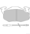 НАКЛАДКИ ПРЕДНИ ДИСКОВИ CITROEN ZX BREAK (1993-) 1.9 D - FERODO