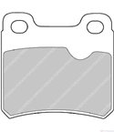 НАКЛАДКИ ЗАДНИ ДИСКОВИ OPEL CALIBRA A (1990-) 2.0 i 16V 4x4 - FERODO