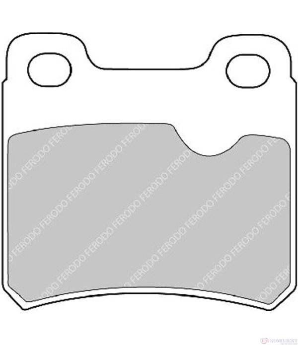 НАКЛАДКИ ЗАДНИ ДИСКОВИ OPEL CALIBRA A (1990-) 2.0 i 16V 4x4 - FERODO