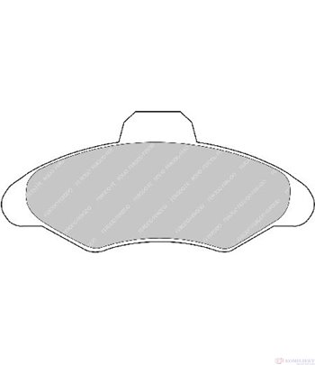 НАКЛАДКИ ПРЕДНИ ДИСКОВИ FORD ESCORT VII (1995-) 1.6 16V - FERODO