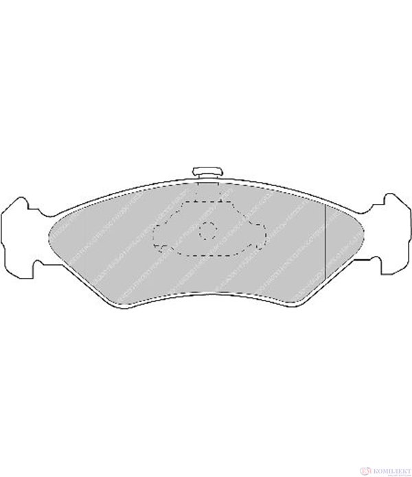 НАКЛАДКИ ПРЕДНИ ДИСКОВИ FORD KA (1996-) 1.0 i - FERODO