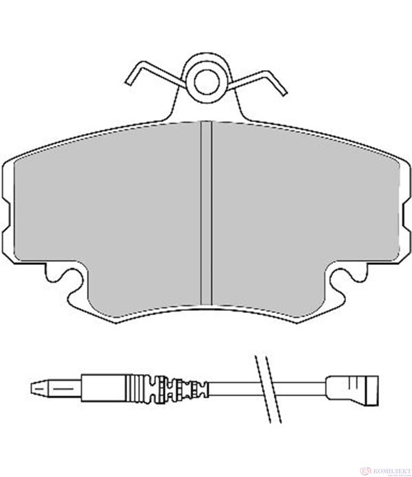 НАКЛАДКИ ПРЕДНИ ДИСКОВИ RENAULT R 18 VARIABLE (1979-) 1.6 - FERODO