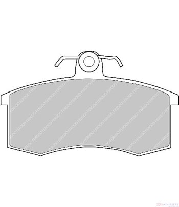НАКЛАДКИ ПРЕДНИ ДИСКОВИ ISH ORBITA COMBI (1987-) 1.6 - FERODO
