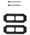 КОМПЛЕКТ РЕМОНТЕН НАКЛАДКИ ДИСКОВИ MERCEDES T1 601 208 (1977-) 2.3 - FERODO