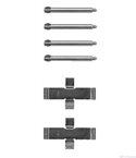 КОМПЛЕКТ РЕМОНТЕН НАКЛАДКИ ДИСКОВИ MERCEDES 190 W201 (1982-) E 2.5Evolution II - FERODO