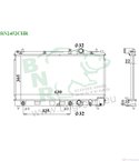 РАДИАТОР ВОДЕН CHRYSLER NEON (1994-) 2.0 16V - BNR