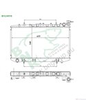 РАДИАТОР ВОДЕН NISSAN PRIMERA HATCHBACK (1990-) 2.0 16V 4x4 - BNR
