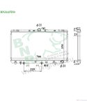 РАДИАТОР ВОДЕН TOYOTA COROLLA LIFTBACK (1992-) 2.0 D - BNR
