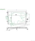 РАДИАТОР ВОДЕН VOLKSWAGEN CADDY III COMBI (2004-) 2.0 TDI 16V - BNR