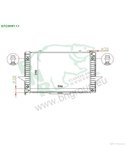 РАДИАТОР ВОДЕН VOLVO V70 I COMBI (1996-) 2.0 Turbo - BNR