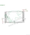 РАДИАТОР ВОДЕН VOLVO V70 I COMBI (1996-) 2.4 - BNR