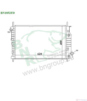 РАДИАТОР ВОДЕН FORD MONDEO II COMBI (1996-) 2.5 24V - BNR