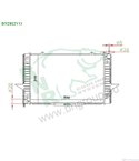 РАДИАТОР ВОДЕН VOLVO V70 I COMBI (1996-) 2.5 Bifuel - BNR