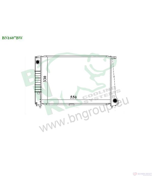 РАДИАТОР ВОДЕН BMW 3 SERIES E36 (1990-) 318 tds - BNR