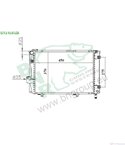 РАДИАТОР ВОДЕН MERCEDES W124 COMBI S124 (1985-) 320 TE - BNR