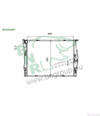 РАДИАТОР ВОДЕН BMW 3 SERIES E91 TOURING (2005-) 320i - BNR
