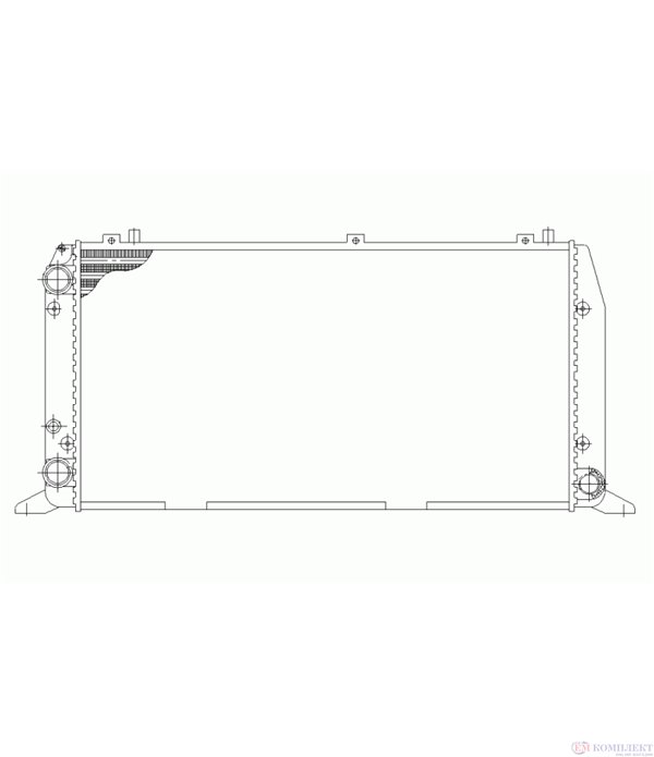 РАДИАТОР ВОДЕН AUDI 80 (1986-) 2.0 quattro - NRF