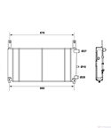 РАДИАТОР ВОДЕН FORD FIESTA III (1989-) 1.1 - NRF