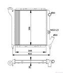 РАДИАТОР ВОДЕН RENAULT RAPID (1985-) 1.4 - NRF