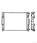 РАДИАТОР ВОДЕН RENAULT MEGANE II SEDAN (2003-) 1.5 dCi - NRF