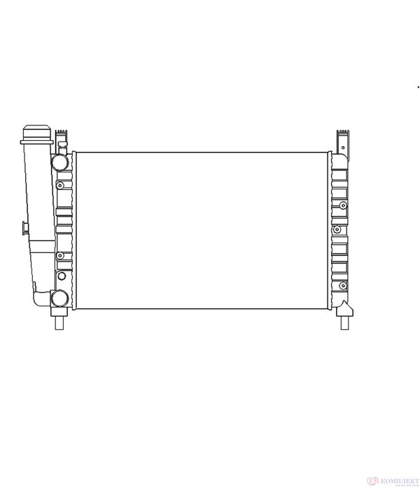 РАДИАТОР ВОДЕН FIAT FIORINO PICK UP (1988-) 1.6 - NRF