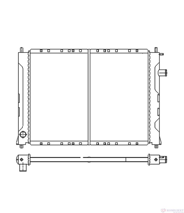 РАДИАТОР ВОДЕН MG MG ZS HATCHBACK (2001-) 120 - NRF