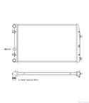 РАДИАТОР ВОДЕН SEAT CORDOBA (2002-) 1.6 - NRF