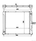 РАДИАТОР ВОДЕН ROVER 200 HATCHBACK (1989-) 214 SiGsi - NRF
