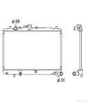 РАДИАТОР ВОДЕН MAZDA 121 II (1990-) 1.3 i 16V - NRF