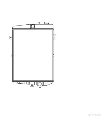 РАДИАТОР ВОДЕН AUDI 80 (1972-) 1.6 GTE - NRF