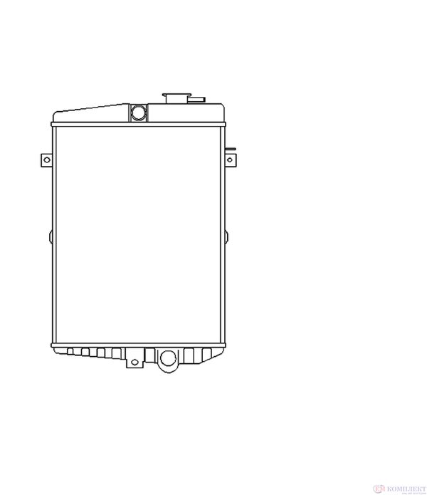 РАДИАТОР ВОДЕН AUDI 80 (1972-) 1.3 - NRF