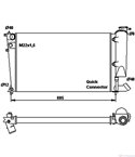 РАДИАТОР ВОДЕН PEUGEOT 306 CABRIOLET (1994-) 1.8 - NRF