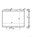 РАДИАТОР ВОДЕН PEUGEOT 308 (2007-) 1.6 16V - NRF