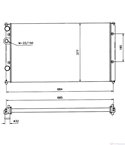 РАДИАТОР ВОДЕН SEAT IBIZA II (1993-) 1.6 i - NRF