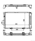 РАДИАТОР ВОДЕН MERCEDES 190 W201 (1982-) 2.0 D - NRF