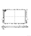 РАДИАТОР ВОДЕН AUDI 100 (1990-) 2.3 E quattro - NRF