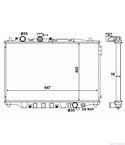 РАДИАТОР ВОДЕН MAZDA 626 III (1987-) 2.0 12V - NRF