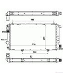 РАДИАТОР ВОДЕН CITROEN C15 (1984-) 1.8 D - NRF