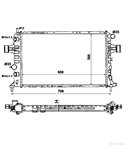 РАДИАТОР ВОДЕН OPEL ASTRA G HATCHBACK (1998-) 2.0 OPC - NRF