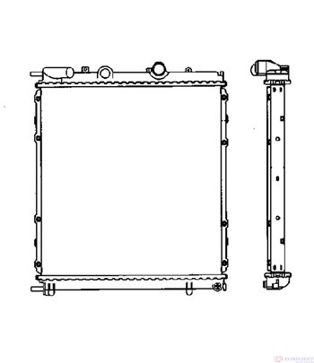РАДИАТОР ВОДЕН RENAULT KANGOO EXPRESS (1997-) 1.5 dCi - NRF